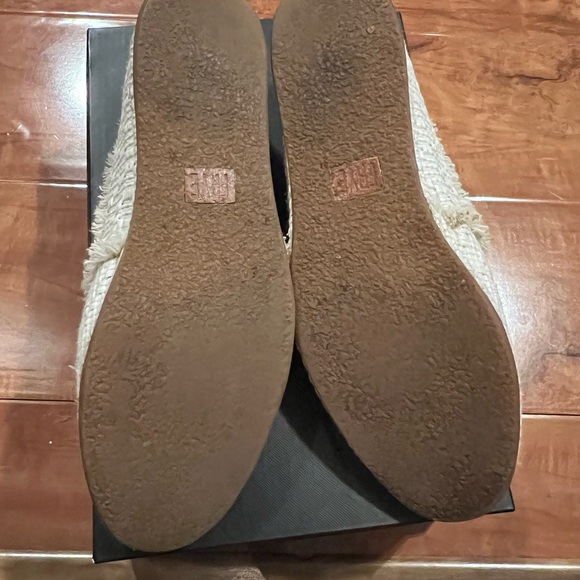 Frye White Helena A Line Woven Flats - Picture 3 of 3